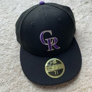 Colorado Rockies New Era fitted 7 3/8 hat